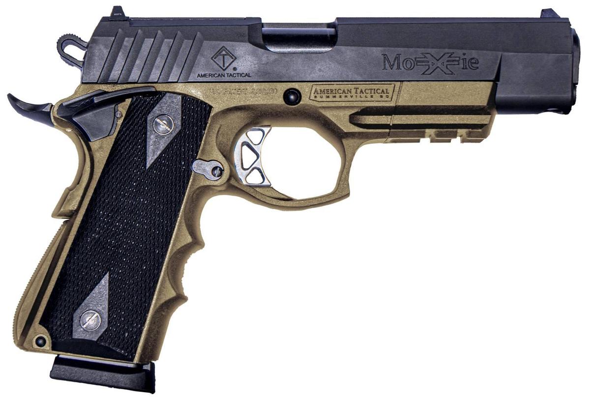 ATI FXH-45 Moxie Handgun .45 ACP 8rd Magazine 5" Barrel Black Slide FDE Frame and Black Grips 3 ATI FXH-45 Moxie Handgun .45 ACP 8rd Magazine 5" Barrel Black Slide FDE Frame and Black Grips