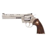 Colt Target Python Handgun .357 Mag 6rd Capacity Stainless Steel Frame Walnut Medallion Grips 1 https3A2F2Fmedia.chattanoogashooting.com2Fimages2Fproduct2FCXPYTHONSP6WFTG2FPYTHON SP6WFT G