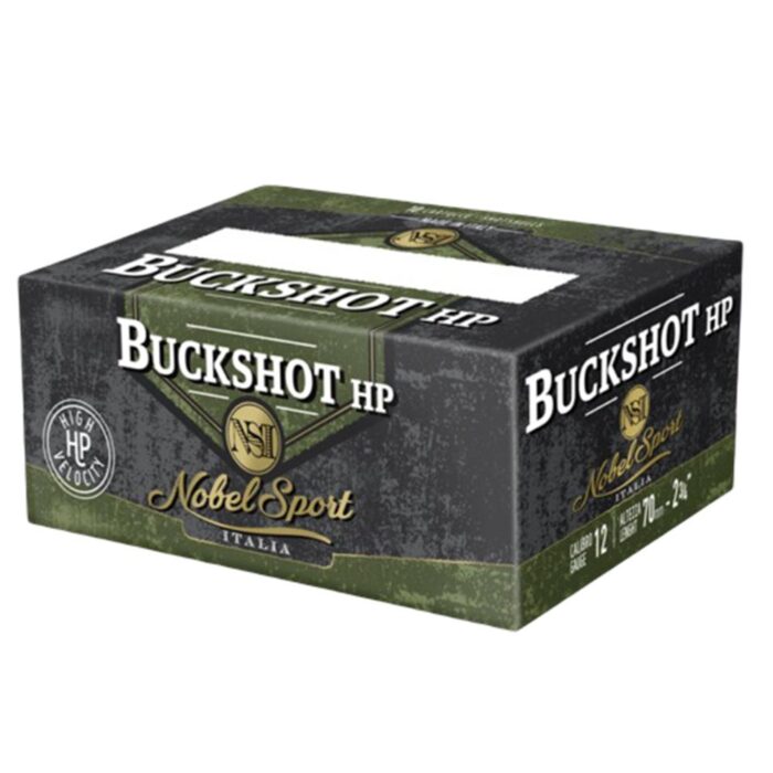 Noble Sport Plumbum Buckshot Shotshells 12 ga 2-3/4" 12 pellet 1290 fps #00 250/ct (25-10/ct)