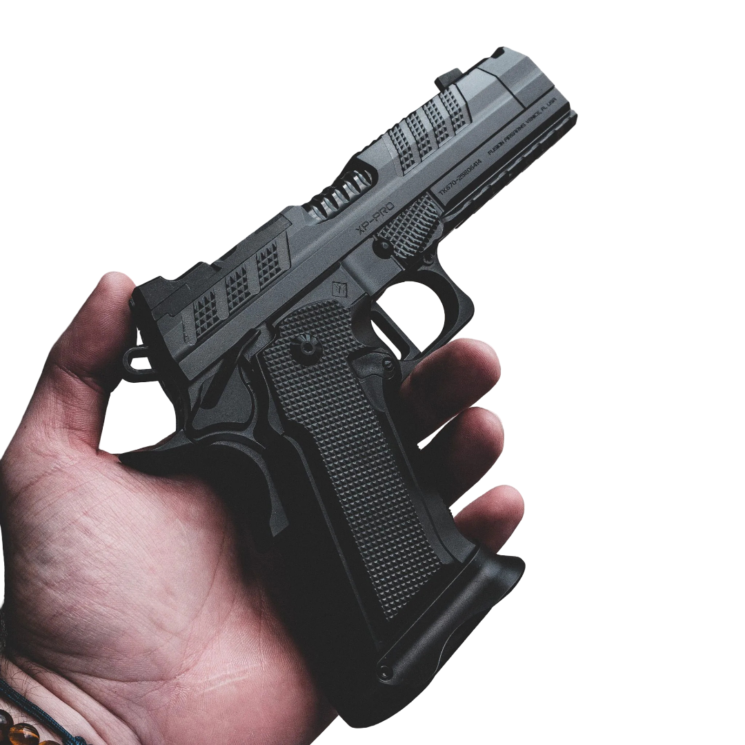 Fusion XP Comp 9mm 17rd Magazine (2) 4.6" Ported Barrel Black Ambi Thumb Rest 3 Fusion XP Comp 9mm 17rd Magazine (2) 4.6" Ported Barrel Black Ambi Thumb Rest