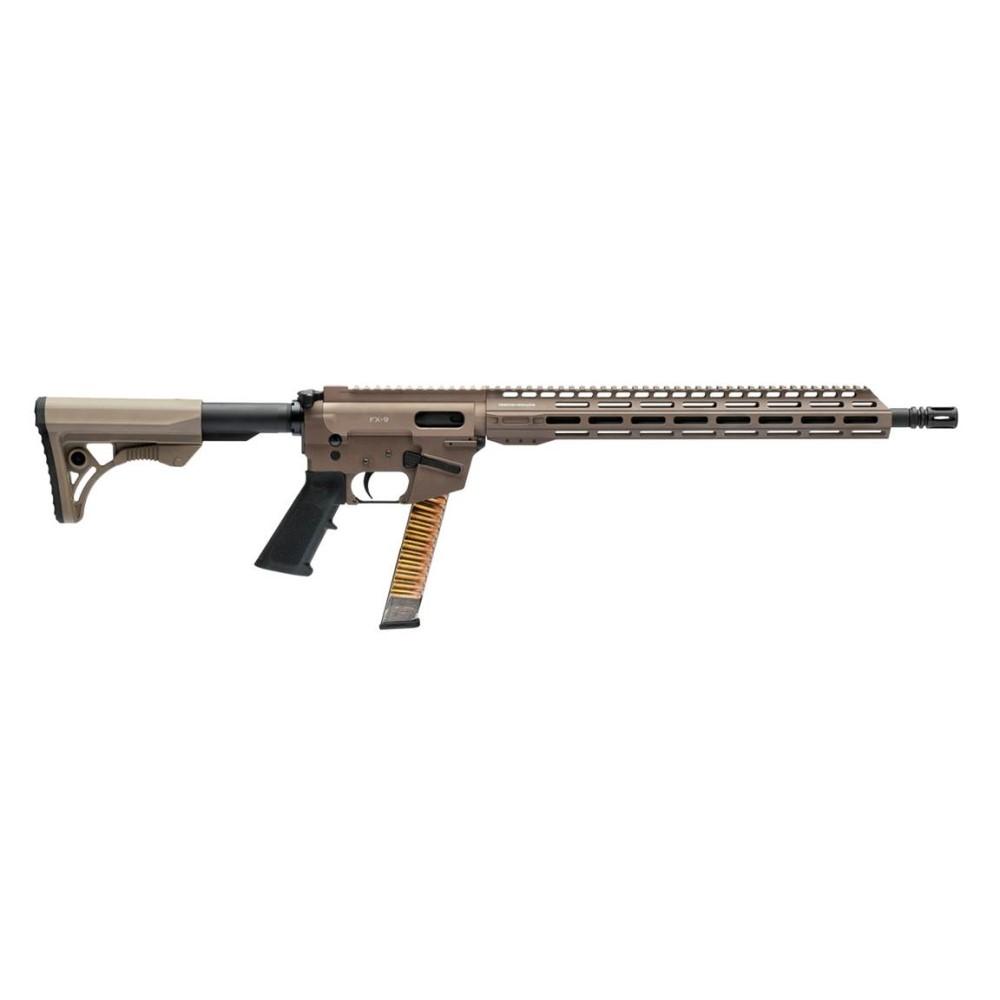 Freedom Ordnance FX9 AR Rifle 9mm Luger 33rd Magazine 16" Barrel FDE 3 Freedom Ordnance FX9 AR Rifle 9mm Luger 33rd Magazine 16" Barrel FDE