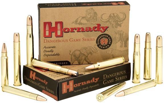 Hornady Dangerous Game Rifle Ammunition 9.3x74R 286 gr SP-RP 2360 fps 20/ct