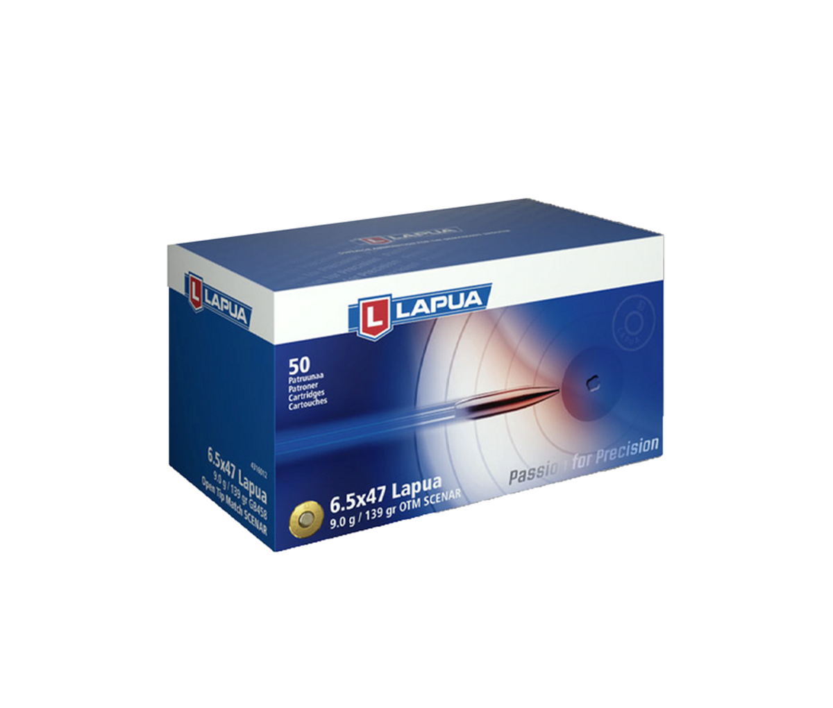 Lapua Rifle HPBT Ammo 6.5x47 139gr 2690 fps 50/ct 3 Lapua Rifle HPBT Ammo 6.5x47 139gr 2690 fps 50/ct