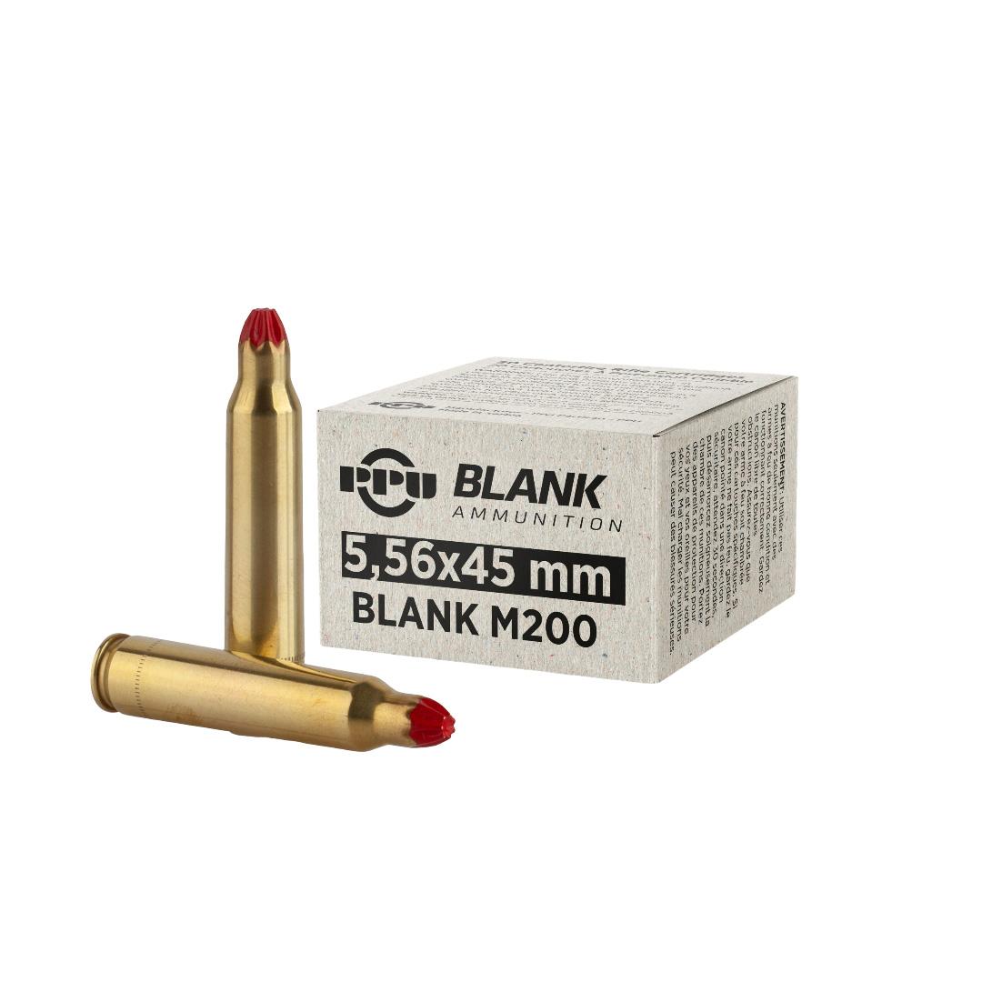 PPU Blank Rifle Ammunition 5.56mm M-200 A1 Blanks 20/ct 3 PPU Blank Rifle Ammunition 5.56mm M-200 A1 Blanks 20/ct