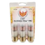 Phoenix Rising Annihilator Slug Shotshell 12ga 2-3/4" 485gr Slug 1540 fps 3/ct 2 https3A2F2Fmedia.chattanoogashooting.com2Fimages2Fproduct2FPPPRANNIHILATORHMJ2FPPPRANNIHILATORHMJ 1