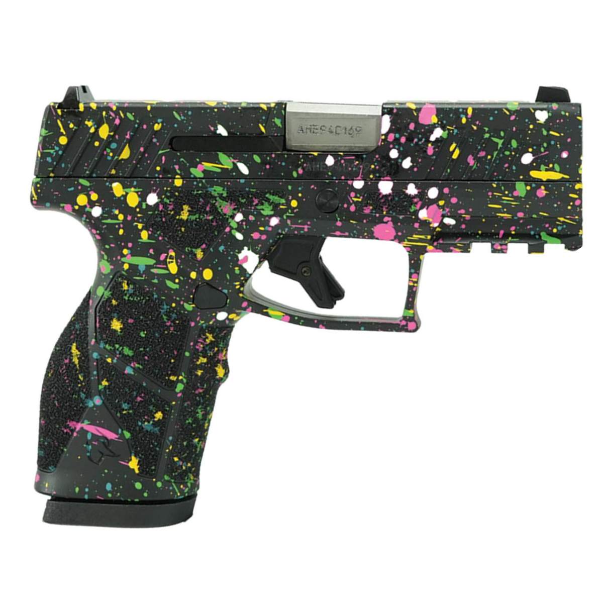 Taurus GX2 "Multi-Color Paint Splatter" Handgun 9mm Luger 13rd Magazines (2) 3.38" Barrel Custom Frame/Slide 3 Taurus GX2 "Multi-Color Paint Splatter" Handgun 9mm Luger 13rd Magazines (2) 3.38" Barrel Custom Frame/Slide