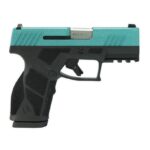 Taurus GX2 "Robin's Egg Blue Glitter" Handgun 9mm Luger 13rd Magazines (2) 3.38" Barrel Black Frame/Custom Slide 2 https3A2F2Fmedia.chattanoogashooting.com2Fimages2Fproduct2FTX1GX2931TFG2Ftaurus gx2 robinegg blue glitter handgun 9mm luger 13rd magazines 2 3 38 barrel black frame custom slide tx1gx2931tfg left1