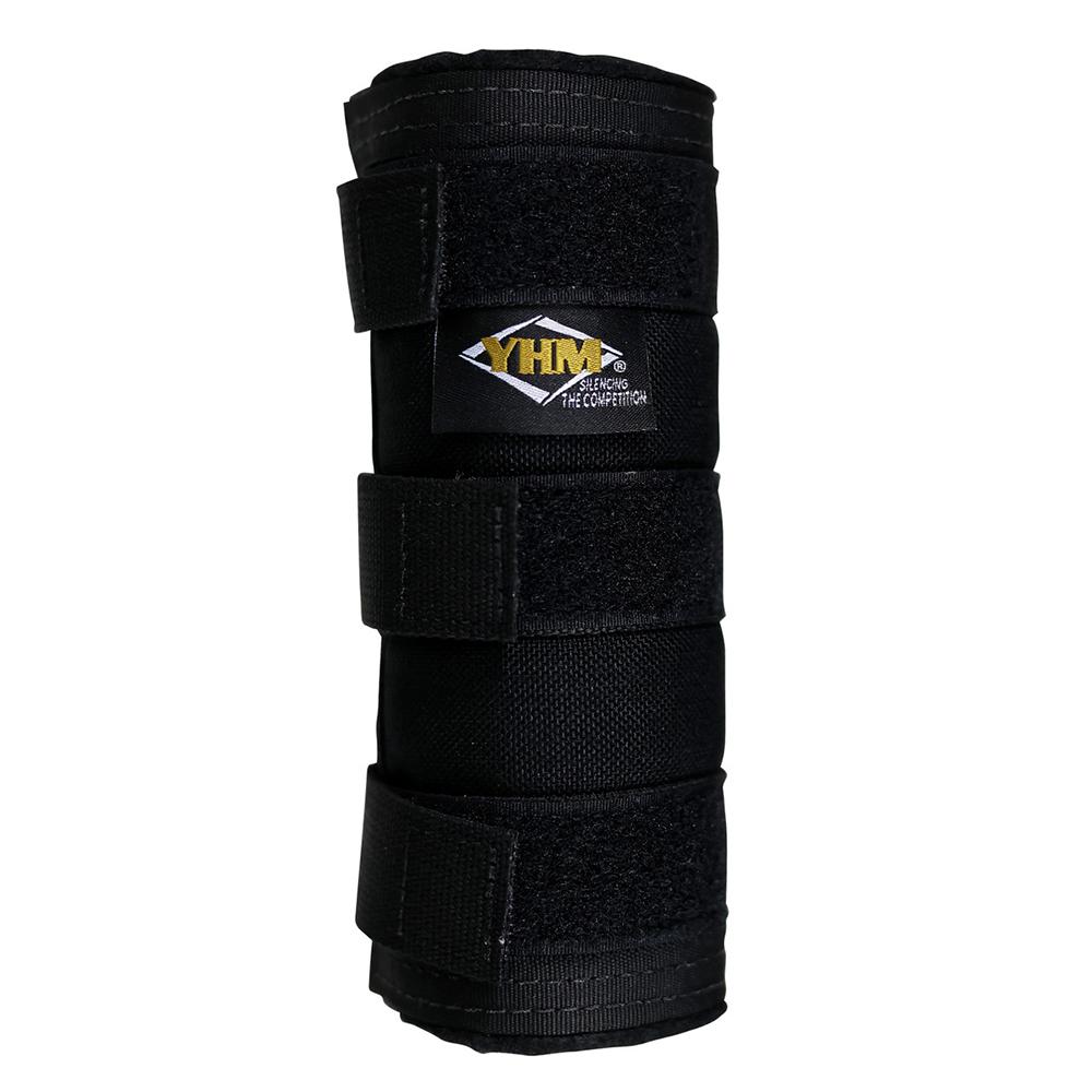YHM Bad Larry Sound Suppressor Cover 6.3" Black 3 YHM Bad Larry Sound Suppressor Cover 6.3" Black