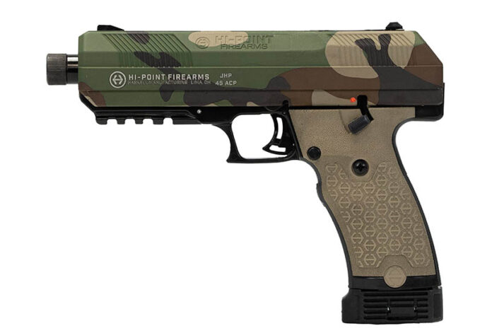 HIPOINT JXP 10MM PISTOL M81 CAMO 5.2" THRD BARREL 10RD MAGAZINE 3 HIPOINT JXP 10MM PISTOL M81 CAMO 5.2" THRD BARREL 10RD MAGAZINE