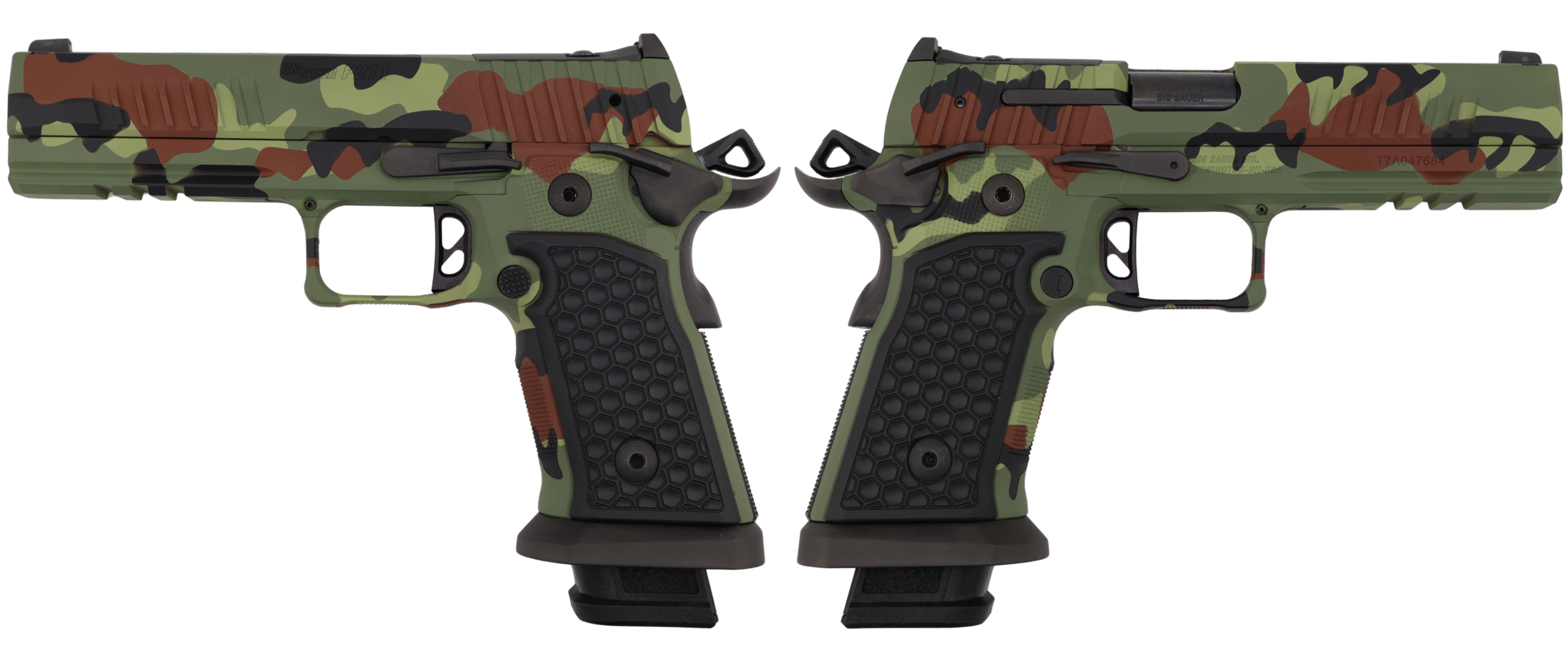 SIG SAUER P211-GT5 9MM PISTOL 5" M81 2-21RD, 1-17RDRD MAGS