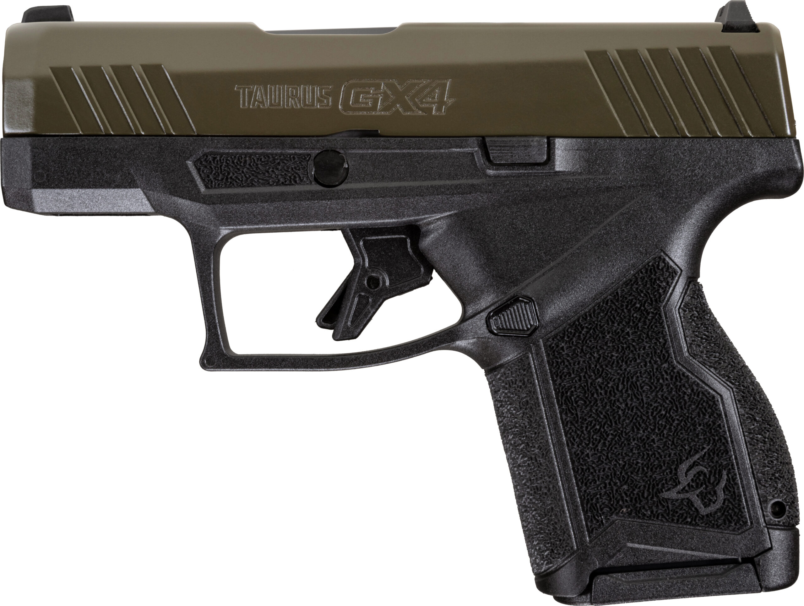 TAURUS GX4 9MM BLK/MS GREEN 3" 11+1 3 TAURUS GX4 9MM BLK/MS GREEN 3" 11+1