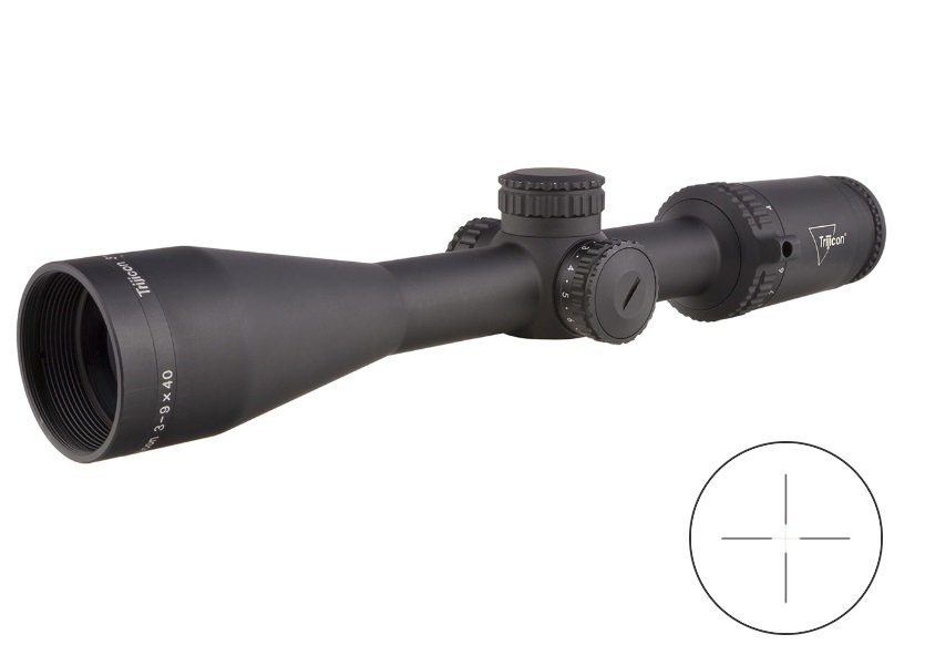 TRIJICON CREDO 3-9X40 BLK 1" DUPLEX GRN 3 TRIJICON CREDO 3-9X40 BLK 1" DUPLEX GRN