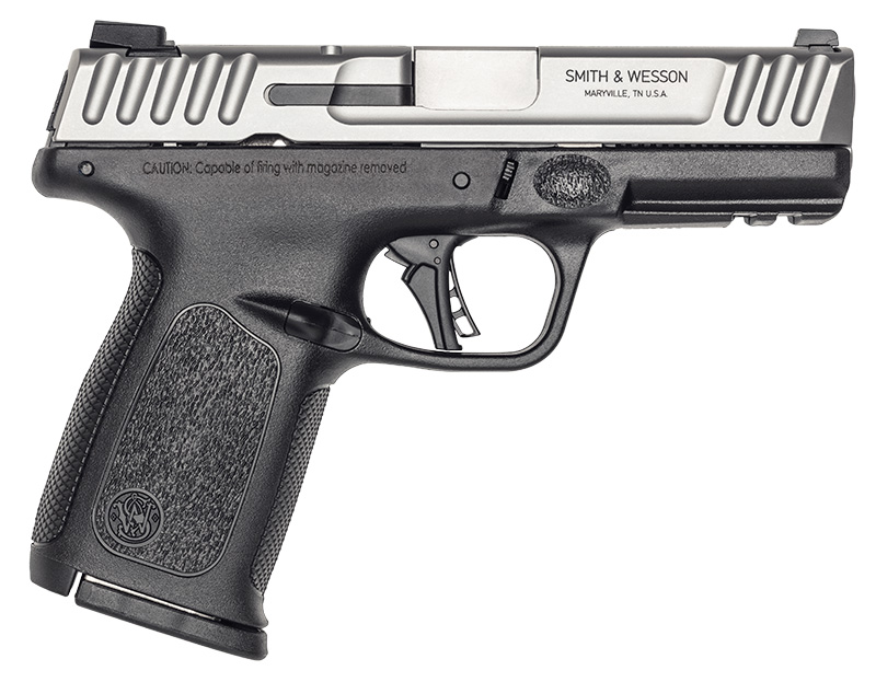 SMITH & WESSON SD40 2.0 WHITE DOT SIGHTS NO THUMB SAFETY 2-TONE .40 4IN 14RD 13936