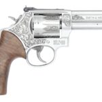 SMITH & WESSON 686 PLUS 357 MAG 4.1IN BARREL 7RD SS ENGRAVED WALNUT GRIPS 14783 1 022188905311
