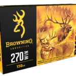 Browning Ammo B192402701 BXS Copper Expansion 270Win 130gr Lead Free Solid Expansion Polymer Tip 20 Per Box/10 Case 1 100688