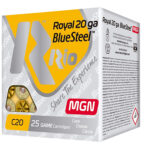 Rio Ammunition RBSM204 BlueSteel Royal 20Gauge 3" 1oz 4Shot 25 Per Box/10 Case 1 105589