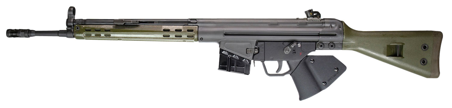 PTR 405 GI *CA Compliant *Reconditioned 308 Win,7.62x51mm NATO 18" 10+1, Black Parkerized Reciever, Green Synthetic Stock (Stock May Be Blemished), Black California Paddle Grip 3 PTR 405 GI *CA Compliant *Reconditioned 308 Win,7.62x51mm NATO 18" 10+1, Black Parkerized Reciever, Green Synthetic Stock (Stock May Be Blemished), Black California Paddle Grip