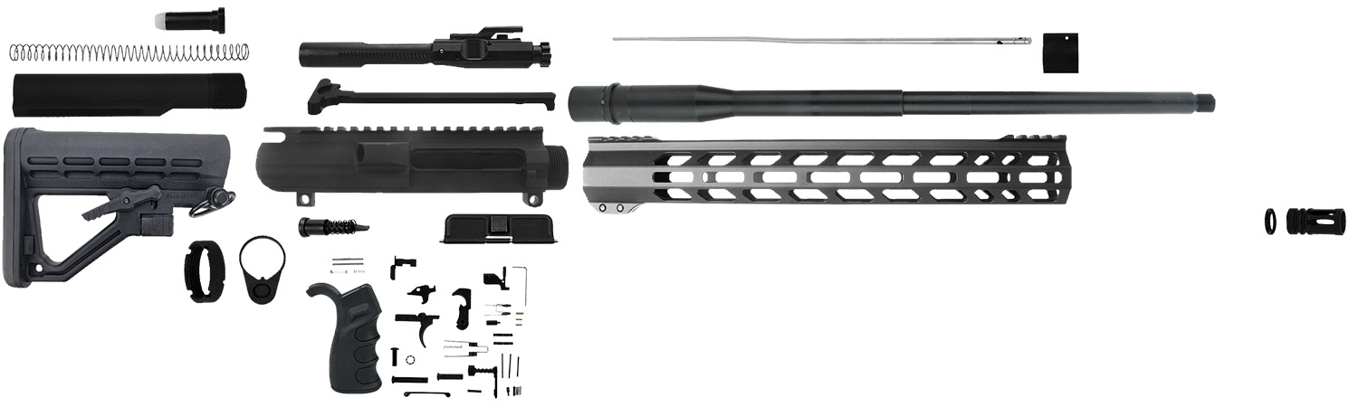 TacFire SSRK308LPK20BN AR Build Kit Sports South Exclusive 308 Win AR-10 Black Nitride 5/8"x24 3 TacFire SSRK308LPK20BN AR Build Kit Sports South Exclusive 308 Win AR-10 Black Nitride 5/8"x24