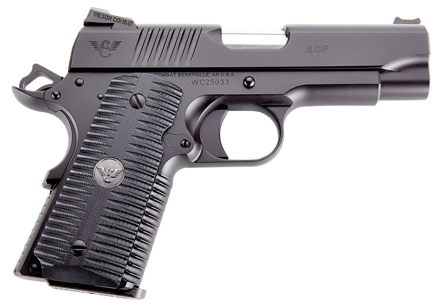 Wilson Combat ACPCP45 ACP Compact SAO 45 ACP 4" 7+1 Black Armor-Tuff Carbon Steel Black G10 Eagle Claw Grip 3 Wilson Combat ACPCP45 ACP Compact SAO 45 ACP 4" 7+1 Black Armor-Tuff Carbon Steel Black G10 Eagle Claw Grip