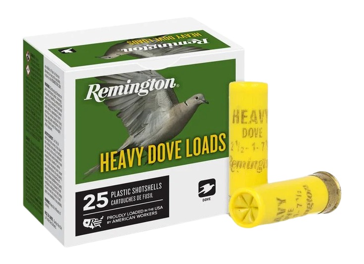 Remington Ammunition 28777 Heavy Dove Loads 20Gauge 2.75" 1oz 7.5Shot 25 Per Box/10 Case 3 Remington Ammunition 28777 Heavy Dove Loads 20Gauge 2.75" 1oz 7.5Shot 25 Per Box/10 Case