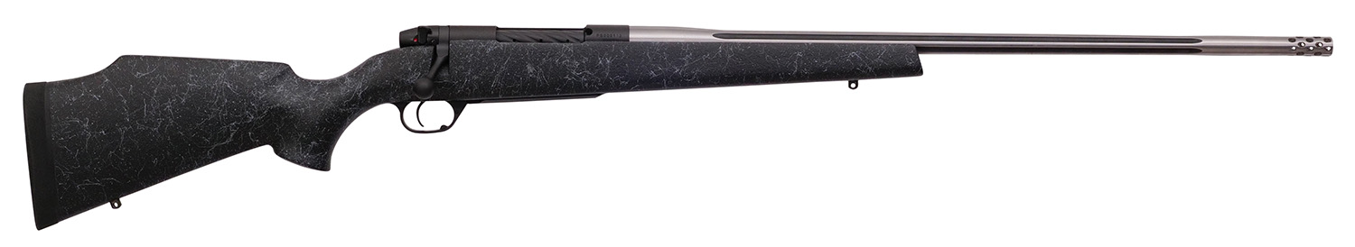 Weatherby MAM01N333WR8B Mark V Accumark 338-378 Wthby Mag 2+1 26" Barrel, Graphite Black Cerakote Metal Finish, Gray Webbed Black Fixed Monte Carlo Stock 3 Weatherby MAM01N333WR8B Mark V Accumark 338-378 Wthby Mag 2+1 26" Barrel, Graphite Black Cerakote Metal Finish, Gray Webbed Black Fixed Monte Carlo Stock