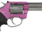 Charter Arms 52232 Pathfinder Lite 22 LR 8 Shot, 4.20" Matte Stainless Steel Barrel & Cylinder, Pink Aluminum Frame w/Black Finger Grooved Rubber Grip, Exposed Hammer 1 119793