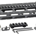 Midwest Industries MIULW105 Ultralight AR-15 Black Hardcoat Anodized Aluminum/Polymer 10.50" Picatinny/M-LOK 2 121669