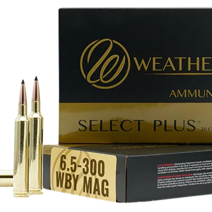 Cart 2 Weatherby R653156EH Select Plus 6.5x300WthbyMag 156gr Berger Extreme Outer Limits Elite 20 Per Box/10 Case