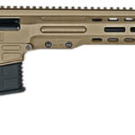 Barrett 18497 MRAD 6.5 Creedmoor 24" 10+1 Flat Dark Earth Cerakote Flat Dark Earth Folding with Adjustable LOP Stock Black Polymer Grip Right Hand 2 132796