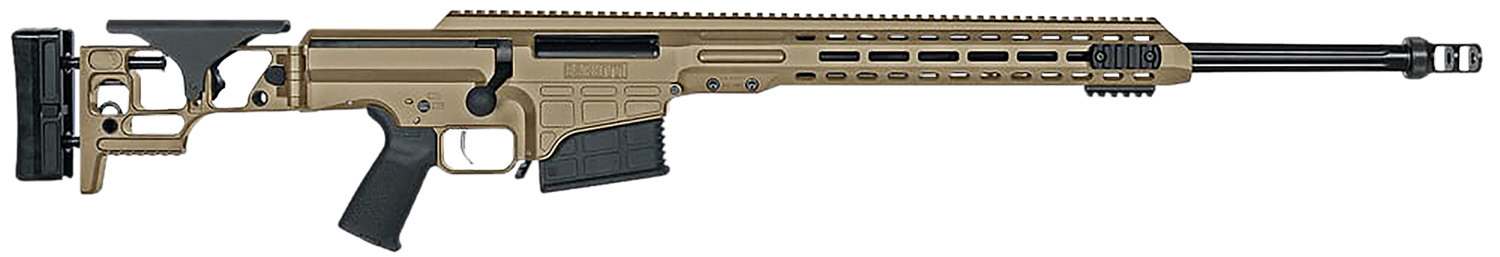 Barrett 18497 MRAD 6.5 Creedmoor 24" 10+1 Flat Dark Earth Cerakote Flat Dark Earth Folding with Adjustable LOP Stock Black Polymer Grip Right Hand 3 Barrett 18497 MRAD 6.5 Creedmoor 24" 10+1 Flat Dark Earth Cerakote Flat Dark Earth Folding with Adjustable LOP Stock Black Polymer Grip Right Hand