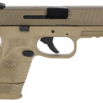 FN 66100818 509 Compact 9mm Luger 3.70" Barrel 12+1 Or 15+1, Flat Dark Earth Polymer Frame With Mounting Rail, Flat Dark Earth Stainless Steel Slide, No Manual Safety 1 133057