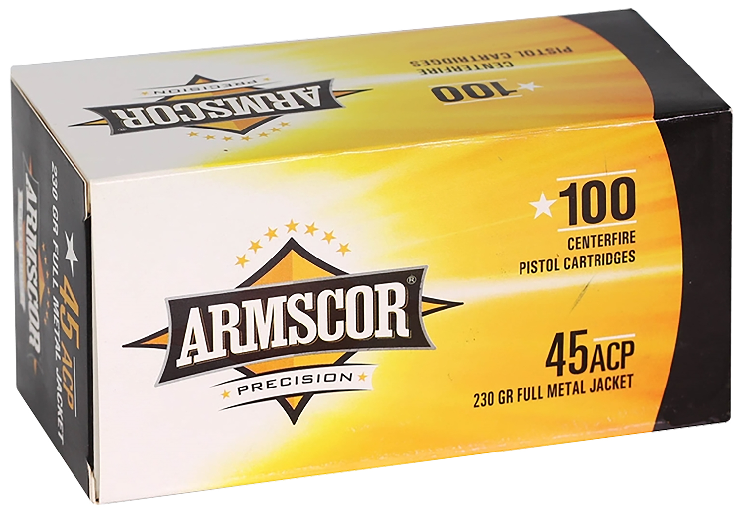 Armscor 50443 Precision Value Pack 45ACP 230gr Full Metal Jacket 100 Per Box/12 Case 2 Armscor 50443 Precision Value Pack 45ACP 230gr Full Metal Jacket 100 Per Box/12 Case