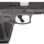Taurus 1G3B941G G3 Full Size Frame 9mm Luger 15+1/17+1 4" Matte Stainless Steel Barrel, Matte Black Tenifer Serrated Steel Slide, Gray Polymer Frame w/Picatinny Rail, Gray Polymer Grip, Right Hand 1 135478