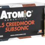 Atomic Ammunition 00482 Rifle Subsonic 6.5Creedmoor 129gr Jacket Hollow Point 20 Per Box/10 Case 2 137392