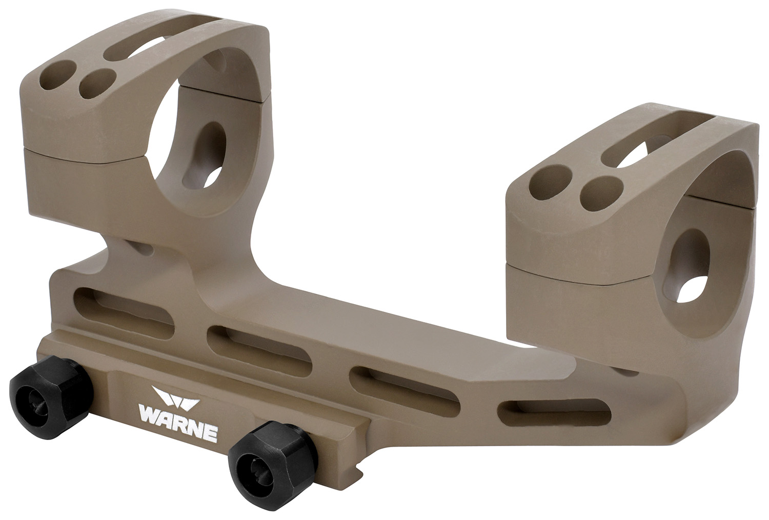 Warne SHXSKEL30DE X-SKEL Scope Mount/Ring Combo Flat Dark Earth Cerakote 30mm 3 Warne SHXSKEL30DE X-SKEL Scope Mount/Ring Combo Flat Dark Earth Cerakote 30mm