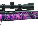 Mossberg 28143 Patriot Super Bantam 6.5 Creedmoor 5+1 20" Matte Blued Fluted Barrel Matte Blued Steel Muddy Girl Wild Right Hand 2 141357