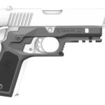 Recover Tactical CC3P0401 Frame Grip Gray Polymer Frame with Interchangeable Black & Gray Panels for Standard Frame 1911 2 142067