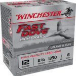 Winchester Ammo WFD128B Fast Dove & Clay High Brass 12Gauge 2.75" 1oz 8Shot 25 Per Box/10 Case 2 142837