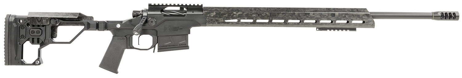 Christensen Arms 8010300501 Modern Precision 338 Lapua Mag 27" Threaded Carbon Fiber Barrel 5+1, Black Nitride Finish, Tungsten Anodized Folding Stock, Polymer Grip 3 Christensen Arms 8010300501 Modern Precision 338 Lapua Mag 27" Threaded Carbon Fiber Barrel 5+1, Black Nitride Finish, Tungsten Anodized Folding Stock, Polymer Grip