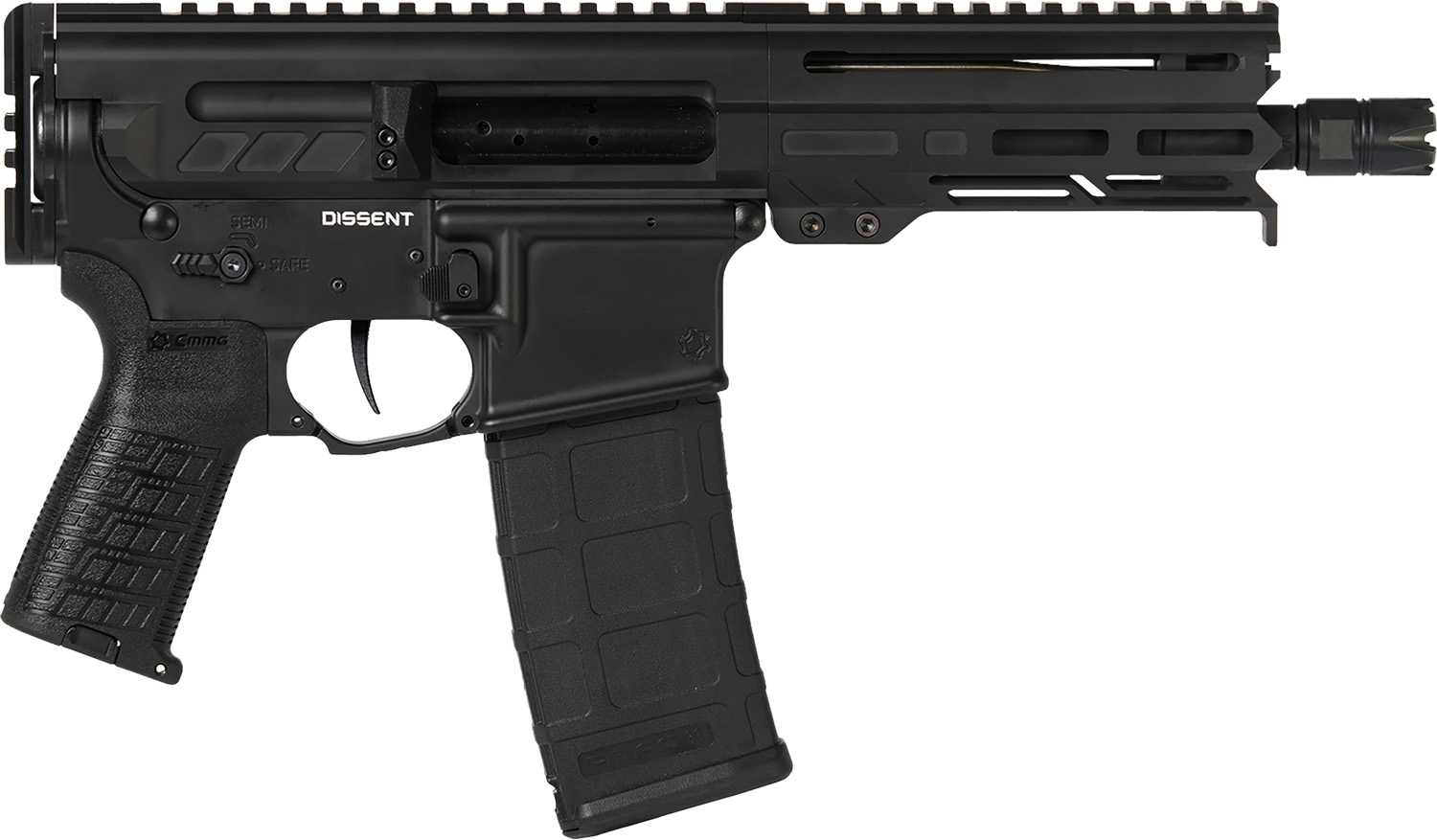 Catalog 79 CMMG 55A938FAB Dissent 5.56x45mm NATO 30+1 6.50", Black Cerakote Rec, OEM Grip, Picatinny Buffer Adapter, Zeroed Drop-In Single Stage Trigger