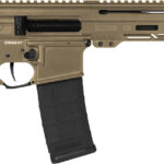 CMMG 55A938FCT Dissent 5.56x45mm NATO 30+1 6.50", Coyote Tan Cerakote Rec, OEM Grip, Picatinny Buffer Adapter, Zeroed Drop-In Single Stage Trigger 2 148709