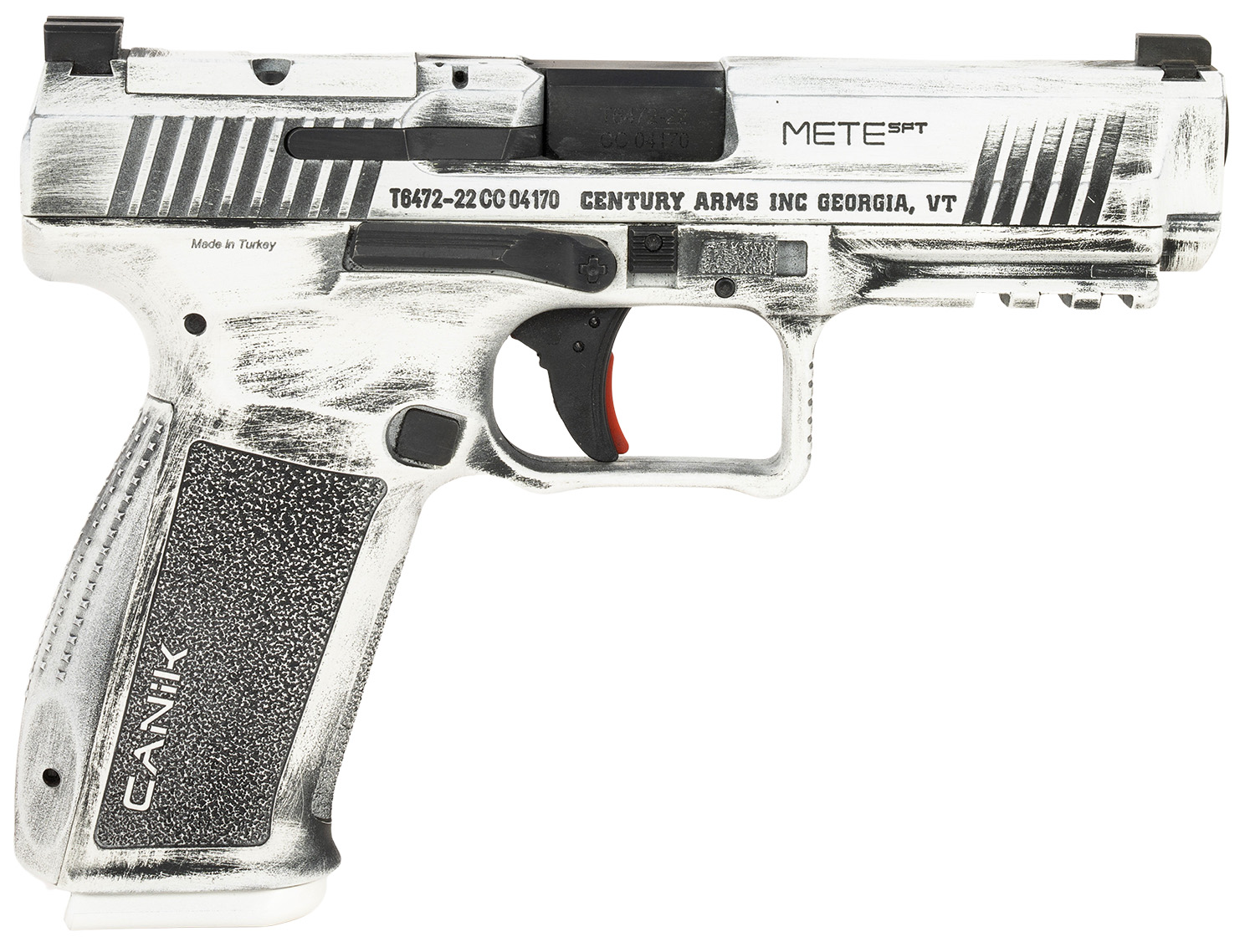Canik HG5636ADN Mete SFT 9mm Luger 18+1(2) 4.46" Barrel, Serrated Optic Cut Slide, Polymer Frame w/Picatinny Accessory Rail & Beavertail, Speed loader and IWB/OWB Holster. 3 Canik HG5636ADN Mete SFT 9mm Luger 18+1(2) 4.46" Barrel, Serrated Optic Cut Slide, Polymer Frame w/Picatinny Accessory Rail & Beavertail, Speed loader and IWB/OWB Holster.