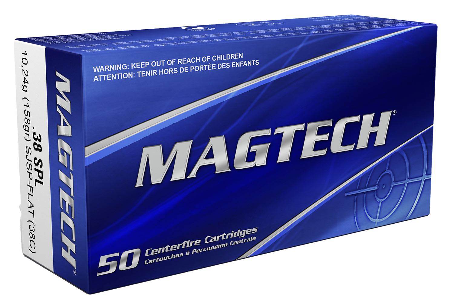 Magtech 38C Range/Training 38Special 158gr Semi Jacketed Soft Point Flat 50 Per Box/20 Case 3 Magtech 38C Range/Training 38Special 158gr Semi Jacketed Soft Point Flat 50 Per Box/20 Case