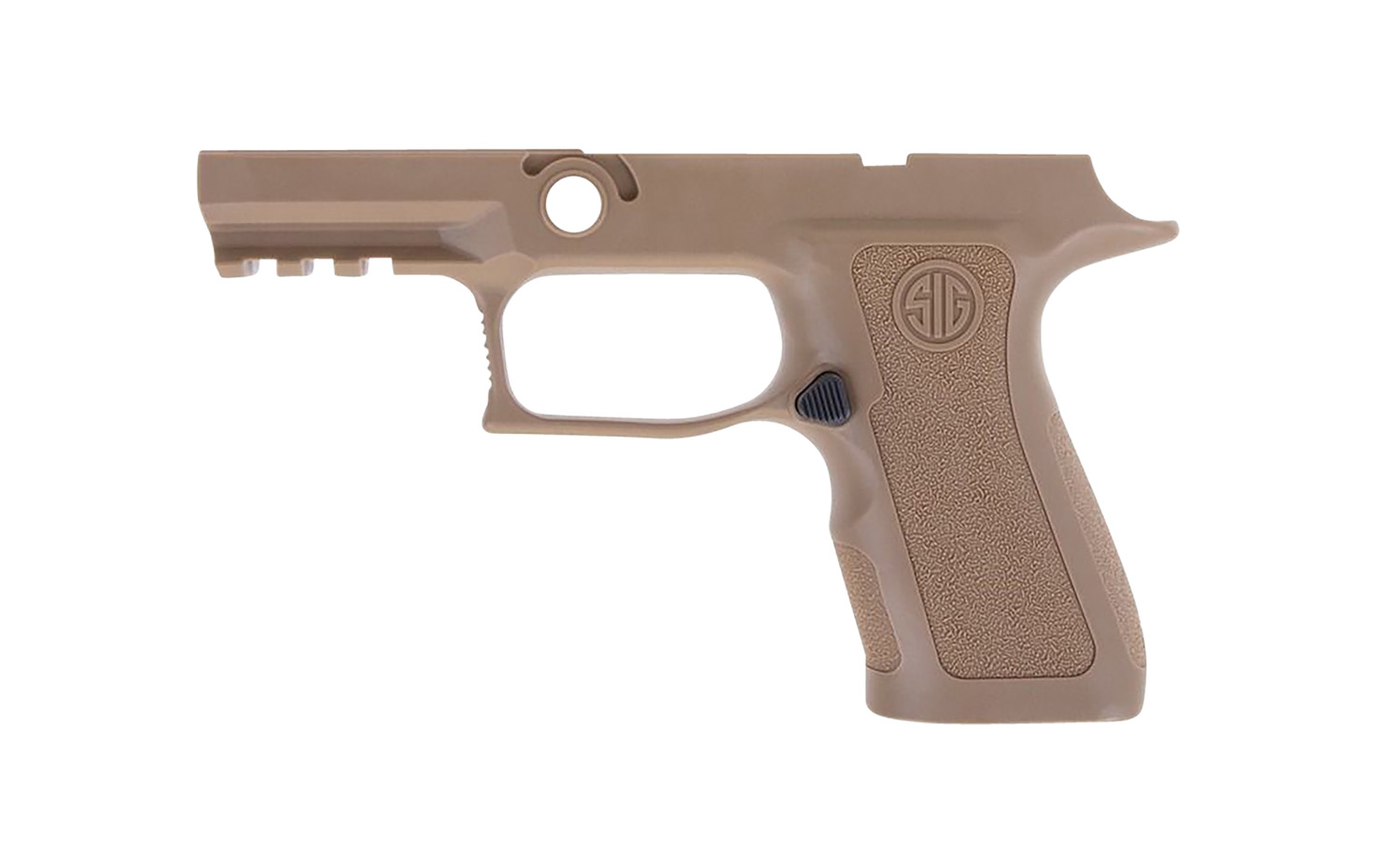 Sig Sauer GRIPMODXC943SMCOY P320 Grip Module X-Series Compact (Small Size Module), 9mm Luger/40 S&W/357 Sig, Coyote Polymer, Fits Sig P320 (3.60" & 3.90") 3 Sig Sauer GRIPMODXC943SMCOY P320 Grip Module X-Series Compact (Small Size Module), 9mm Luger/40 S&W/357 Sig, Coyote Polymer, Fits Sig P320 (3.60" & 3.90")