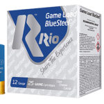 Rio Ammunition GLBS325 Game Load BlueSteel 12Gauge 2.75" 1 1/8oz 5Shot 25 Per Box/10 Case 2 158139