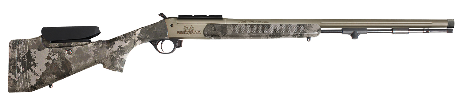 Traditions CR846604534B NitroFire Pro 50 Cal 209 Primer Tungsten Cerakote 26" Fluted/Threaded w/VAPR twist Barrel, Drilled & Tapped Receiver, Veil Alpine Adj Cheek Piece & LOP Synthetic Stock 3 Traditions CR846604534B NitroFire Pro 50 Cal 209 Primer Tungsten Cerakote 26" Fluted/Threaded w/VAPR twist Barrel, Drilled & Tapped Receiver, Veil Alpine Adj Cheek Piece & LOP Synthetic Stock