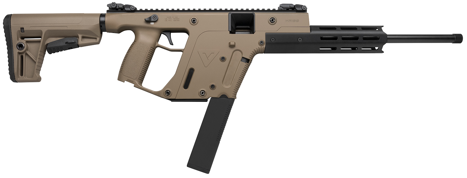 Kriss USA KV22CFD03 Vector CRB Gen2 Full Size 22 LR 30+1 16" Black Nitride Threaded Barrel, Flat Dark Earth Picatinny Rail Aluminum Receiver, M-LOK Handguard, Flat Dark Earth 6 Position Synthetic Stoc 3 Kriss USA KV22CFD03 Vector CRB Gen2 Full Size 22 LR 30+1 16" Black Nitride Threaded Barrel, Flat Dark Earth Picatinny Rail Aluminum Receiver, M-LOK Handguard, Flat Dark Earth 6 Position Synthetic Stoc