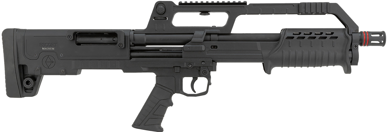 Escort HEBP12180101 PX BullTac 12 Gauge Pump 3" 5+1 18" Black Stainless Steel Barrel, Black Aluminum/Polymer Receiver w/Picatinny Rail, Black Bullpup Synthetic Stock, Black Grip 3 Escort HEBP12180101 PX BullTac 12 Gauge Pump 3" 5+1 18" Black Stainless Steel Barrel, Black Aluminum/Polymer Receiver w/Picatinny Rail, Black Bullpup Synthetic Stock, Black Grip