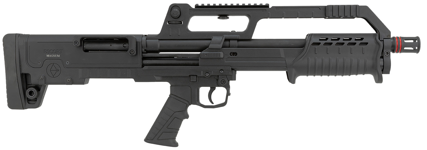 Escort HEBP20180001 BullTac PX 20 Gauge Pump 3" 5+1 18" Black Stainless Steel Barrel, Black Aluminum/Polymer Receiver w/Picatinny Rail, Black Bullpup Synthetic Stock, Black Grip 3 Escort HEBP20180001 BullTac PX 20 Gauge Pump 3" 5+1 18" Black Stainless Steel Barrel, Black Aluminum/Polymer Receiver w/Picatinny Rail, Black Bullpup Synthetic Stock, Black Grip