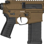 CMMG 54A3B0FMB Banshee MK4 5.7x28mm 40+1 5" Black Nitride Medium Taper Threaded Barrel, M-LOK Handguards Midnight Bronze Cerakote Aluminum, Picatinny Rail Receiver, CMMG Zeroed Grips 1 166499